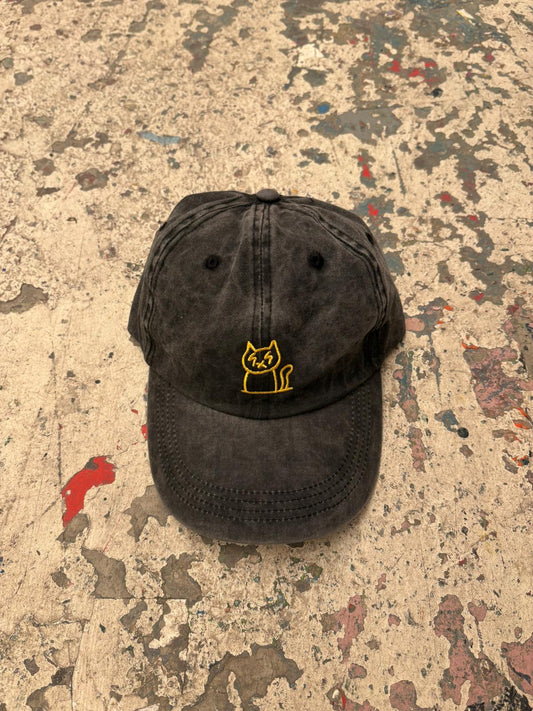 Cap - Black - Classic Cat